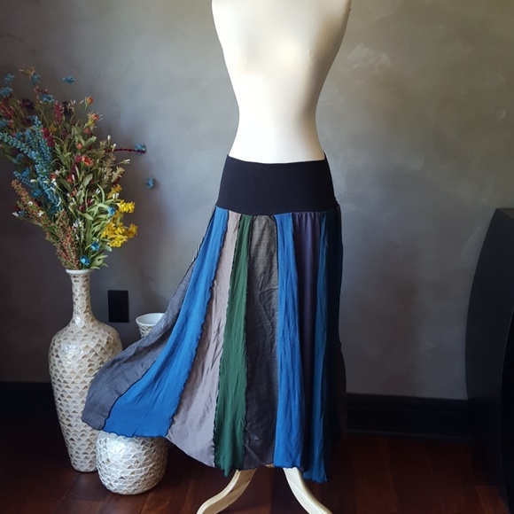 Handmade Michigan Boutique Fairy Boho Ankle Skirt - Picture 2 of 5